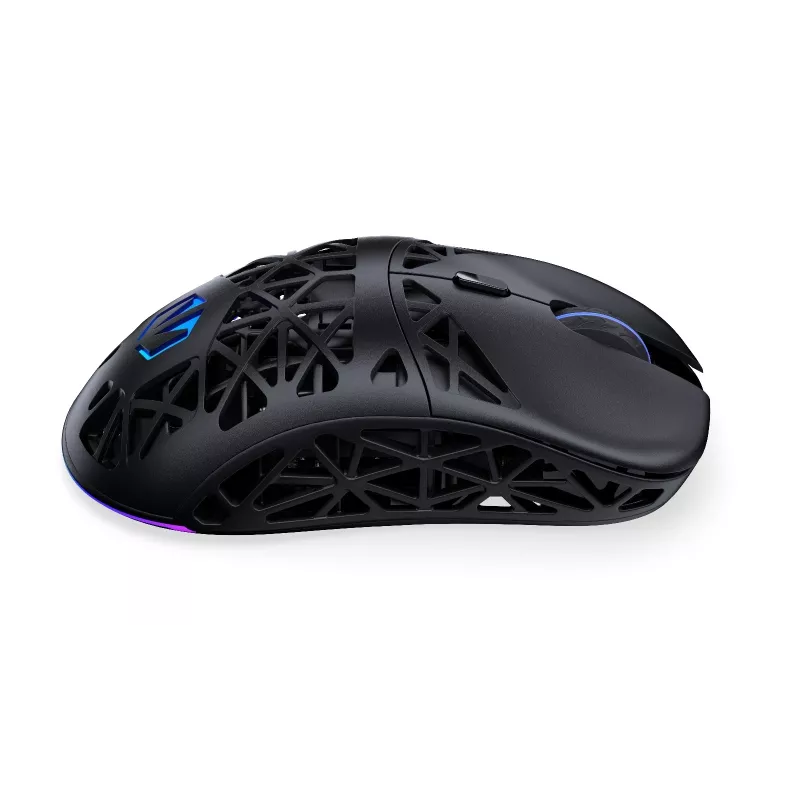Endorfy LIV Wireless EY6A018 ratón gaming, óptico 12000 DPI, Bluetooth/2,4 GHz/con cable USB-C, 6 botones, RGB, negro