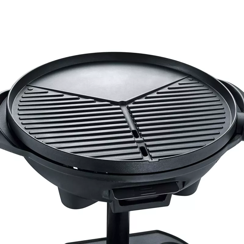 Barbacoa eléctrica de exterior estación de cocción negra 2000 W SEVERIN PG 8541