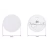 Lámpara de techo Tellur Tellur WiFi LED 24W redonda — lámpara de techo LED inteligente, 24 W, control Wi‑Fi, redonda