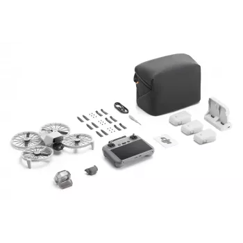 Cuadricóptero DJI Flip Fly More Combo RC 2 — 4 rotores, cámara de 48 MP, 3840×2160, velocidad máx. 16 m/s, alcance 14000 m
