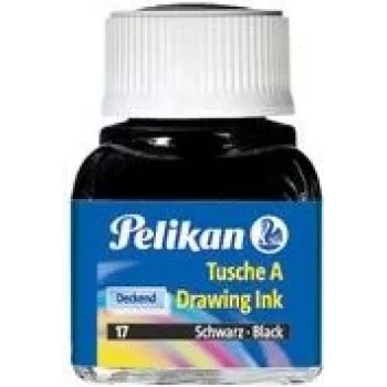 Pelikan Drawing Ink A, contenido: 10 ml en frasco de vidrio, carmín (2) especialmente indicada para plumilla de dibujo, plumilla de trazo, pincel (201517)
