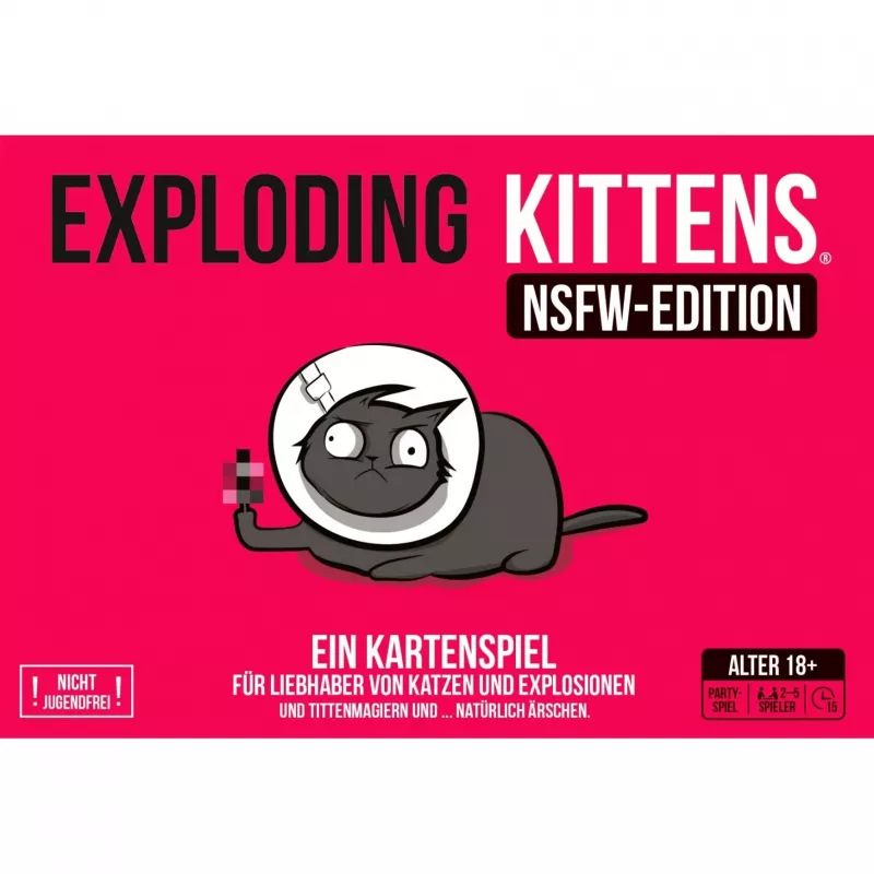 Exploding Kittens - Edición NSFW, juego de cartas