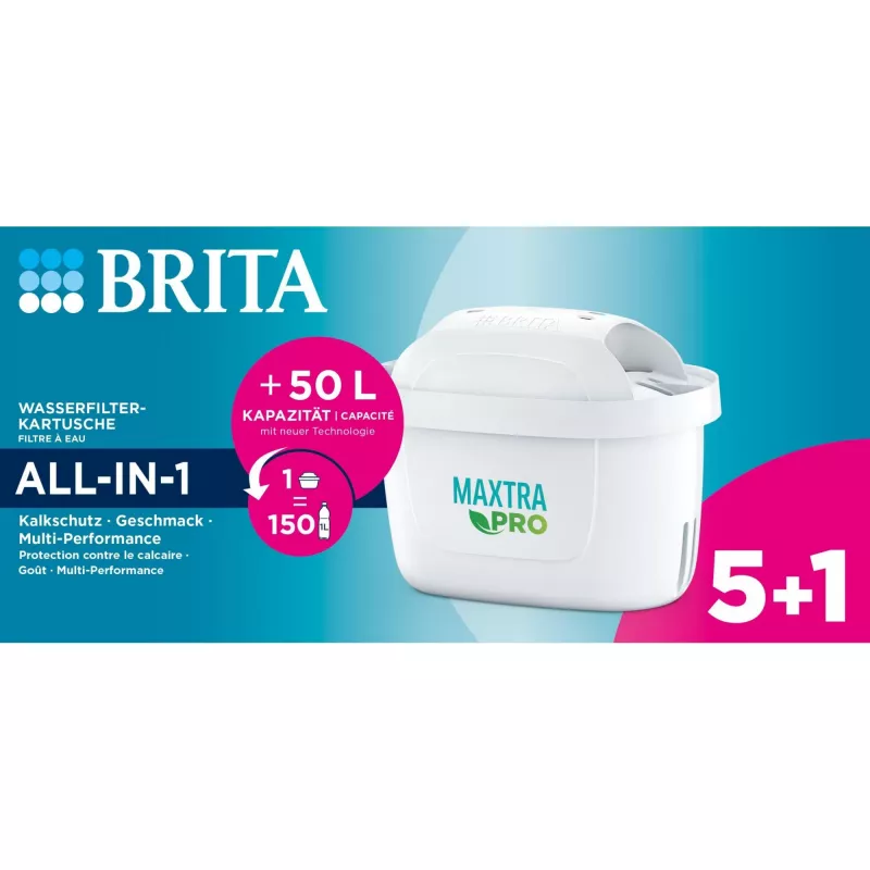 Filtro de agua de mesa BRITA Maxtra Pro cartucho filtrante pack 5+1