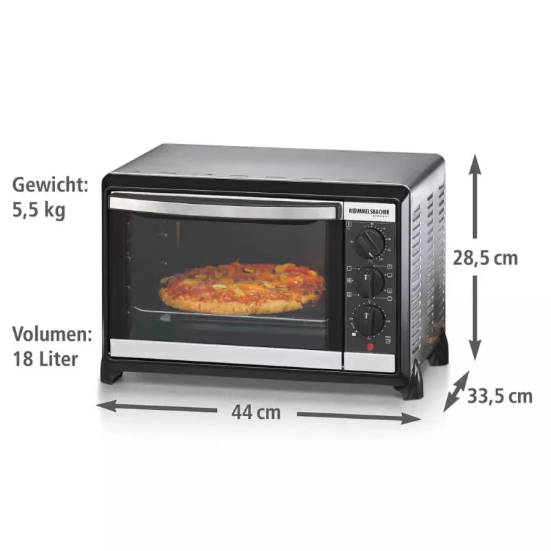 Mini horno Rommelsbacher BG 1055/E