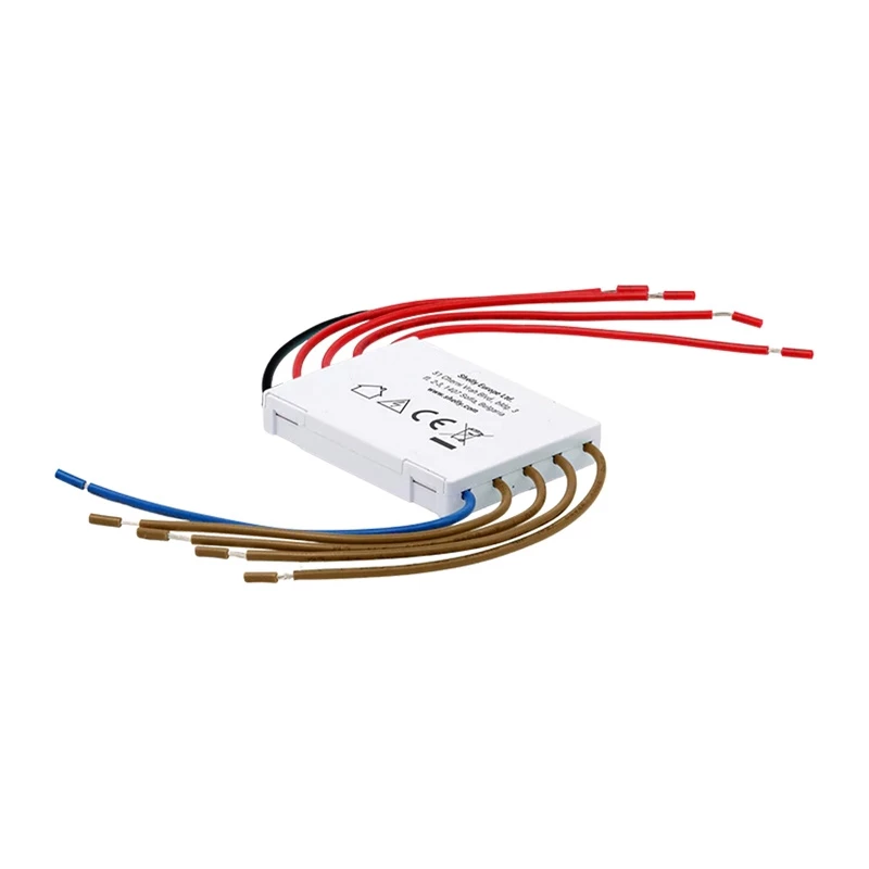 Desacoplador de 4 canales Shelly Shelly_4CD 230V – Interfaz de relé para carril DIN para cuatro circuitos