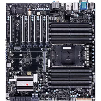 Supermicro – placa base X13SWA-TF – E-ATX – LGA4677 Socket-E – chipset W790 USB 3.2 Gen 1 USB-C 3.2 Gen 2x2 USB 3.1 Gen 2 USB 3.2 Gen 2x2 10 Gigabit LAN Gigabit LAN gráficos integrados