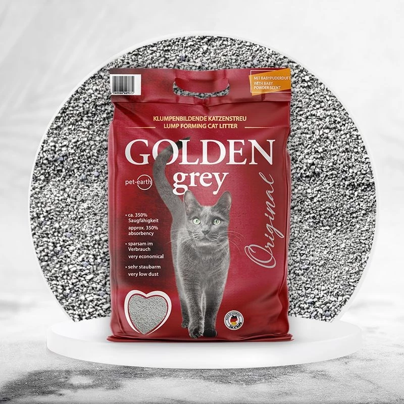 GOLDEN Grau Original - Arena para gatos de bentonita - 7 kg