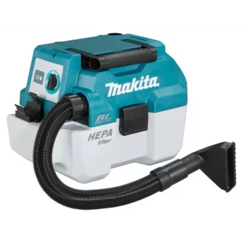 Makita DVC750LZX1 Aspirador Azul, Blanco 7,5 l 55 W