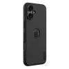 Funda protectora Nillkin para iPhone 16 Plus Super Frosted Pro — negra, carcasa rígida delgada