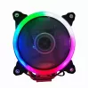 Disipador de CPU Gembird CPU-HURACAN-ARGB-X130 12 cm negro blanco