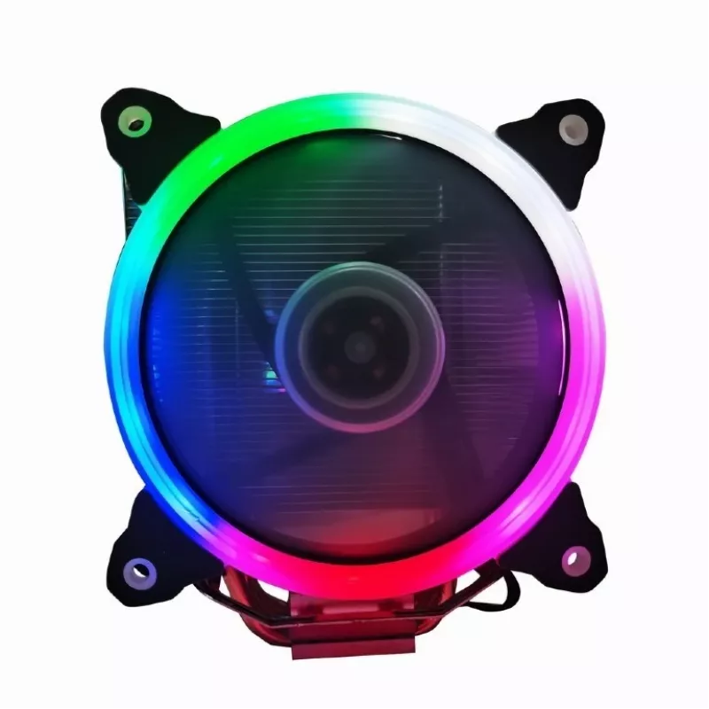 Disipador de CPU Gembird CPU-HURACAN-ARGB-X130 12 cm negro blanco