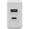 Goobay Dual USB-C™ PD (Power Delivery) Cargador Rápido (30 W) (61674)