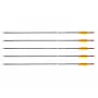 Poe Lang D-055-B3 flechas de fibra de vidrio, 28 pulgadas, juego de 5