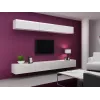 Conjunto de armarios de salón Cama VIGO 13 blanco/blanco brillante