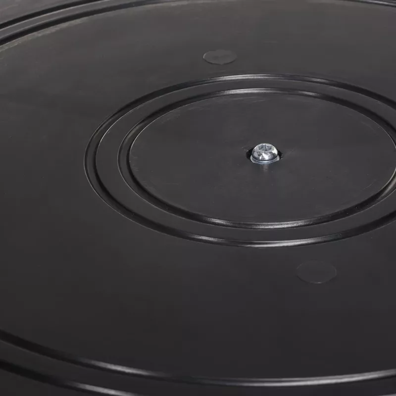 Cojín giratorio ortopédico ActionMed PO600AM — cojín redondo, giro 360°, 1,5 kg, negro
