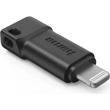 Hama Adaptador USB-C a conector Apple Lightning, MFI, negro, Lightning, USB-C, conector macho, conector hembra, Negro, Recto