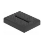 Breadboard DELOCK 18317 — placa de prototipado de plástico, sin soldadura, 36×46×10 mm, negro