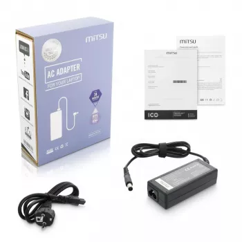 Fuente de alimentación MITSU para DELL 19,5V 3,34A – fuente de alimentación externa para portátil