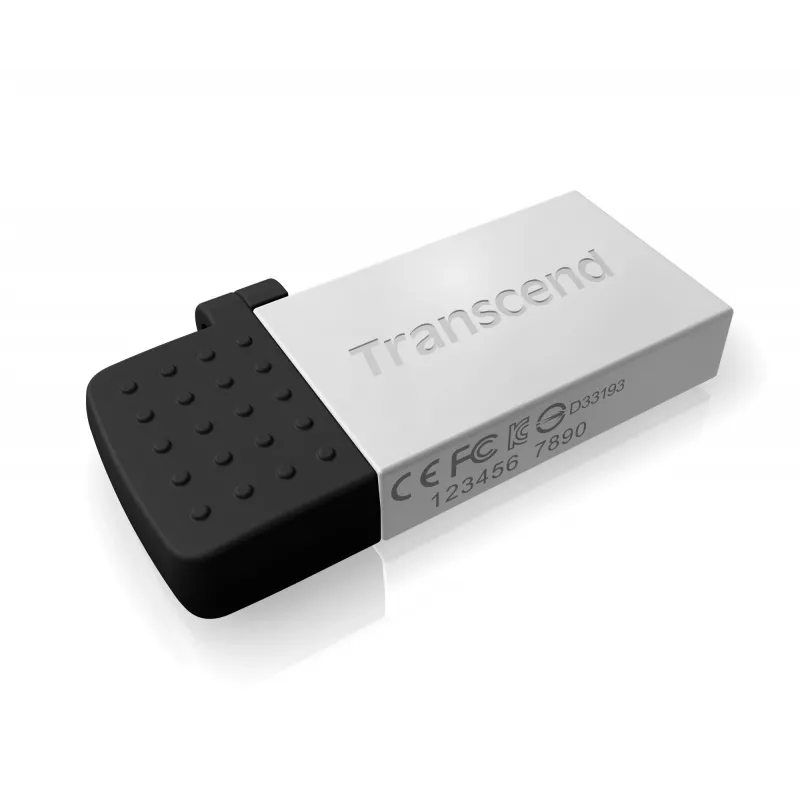 Transcend JetFlash Mobile 380 - Unidad flash USB - 16 GB - USB 2.0 - plateado (TS16GJF380S)