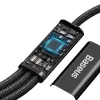 Cable USB Baseus Rapid 3 en 1 1,5 m USB-A USB-C/Micro USB-A/Lightning negro