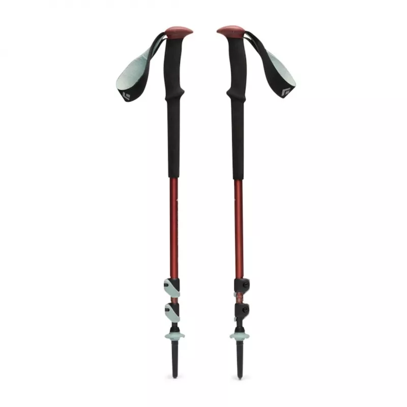 Bastones de trekking Black Diamond Trail Trekking Poles Iron Red