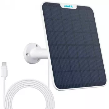 Panel solar Reolink 2 cámara a batería 6W USB Type-C IP65