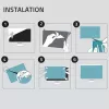 Protector de pantalla QOLTEC 51075 23,8 pulgadas anti luz azul, mate antirreflejos