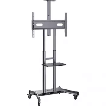 HAGOR HP Twin Stand HD - Carro - para pantalla plana / equipo AV - Negro - Tamaño de pantalla: 140-213 cm (55-84) - Interfaz de montaje: hasta 800 x 500 mm (8210)