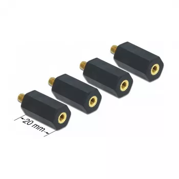 Set de montaje DeLOCK 60242 negro plástico
