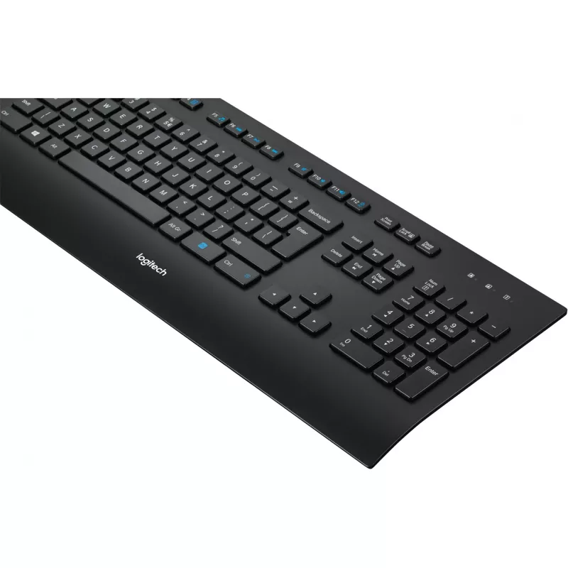 Logitech Corded K280e - Teclado - USB - Francés