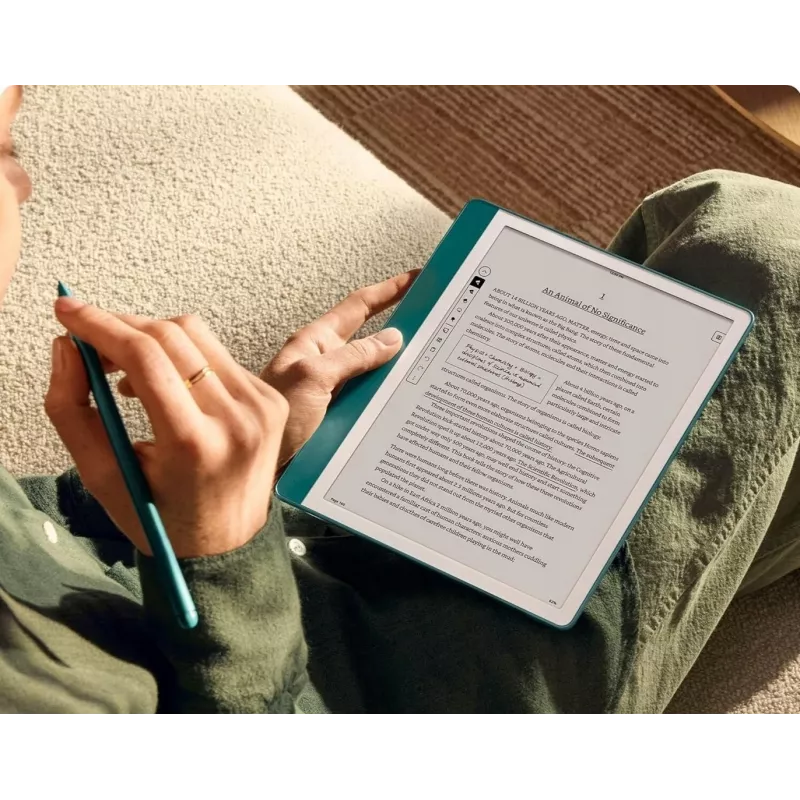 Amazon Kindle Scribe (2024) lector de libros electrónicos 64 GB, 10,2" sin reflejos, Wi-Fi, sin anuncios en la pantalla de bloqueo, con Premium Pen, Tungsten