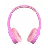 Denver BTH-106P auriculares de diadema para niños, con cable e inalámbricos (Bluetooth), rosa