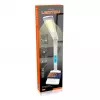 Media-Tech MT222 Leditou lámpara de escritorio LED con cargador inalámbrico Qi de 15 W, reloj, alarma, termómetro, blanca