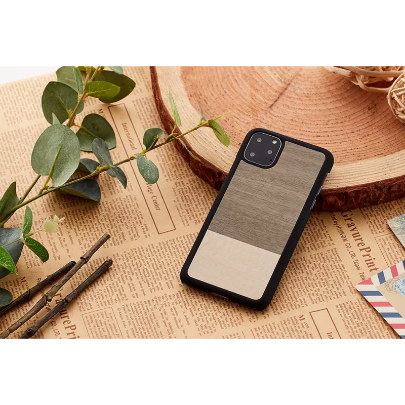 Funda de smartphone man and wood para iPhone 11 Pro – negra, funda protectora