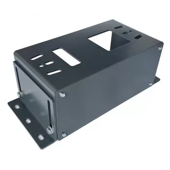 Base de montaje 15,5–24 cm ZINC RAL7016 para motores NICE, FAAC, GENIUS, BENINCA, KEY, CAME y ROGER