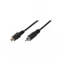 Cable de extensión de audio LogiLink - RCA hembra a RCA macho