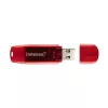 Memoria USB Intenso 128 GB USB Type-A 2.0 Rojo Transparente