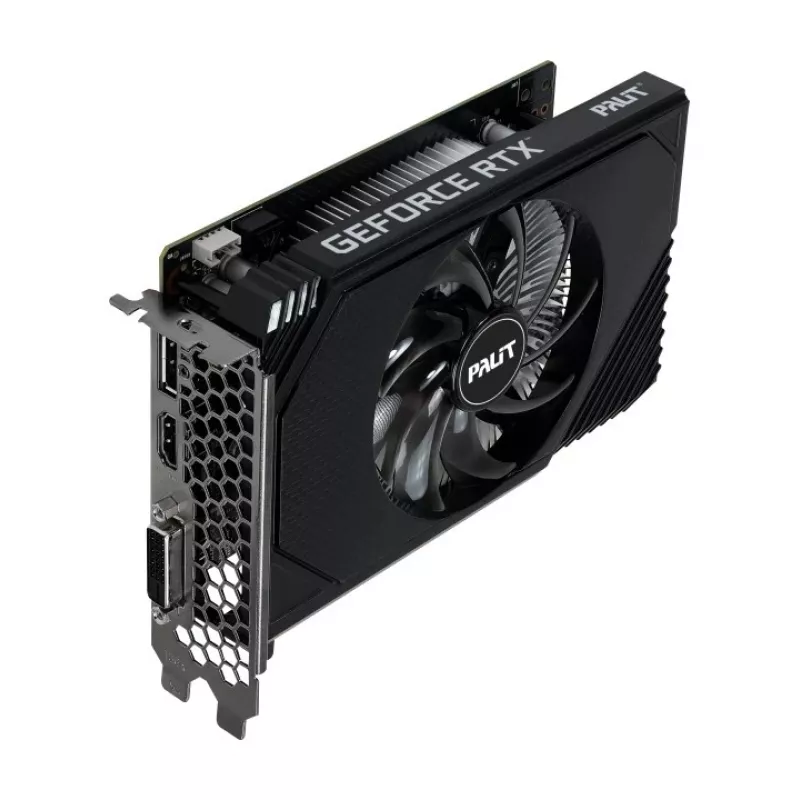 Tarjeta gráfica PALIT GeForce RTX 3050 StormX OC – 6 GB GDDR6, 96 bits, PCIe 4.0, refrigeración activa