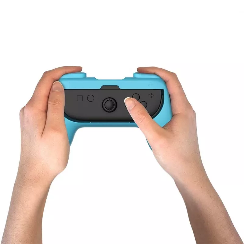 Empuñadura para mando Subsonic Joy-Cons Comfort Grip Switch y Switch 2 rosa turquesa
