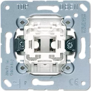 Módulo de conmutación JUNG 507 U – blanco metálico, AC 250 V, 10 A