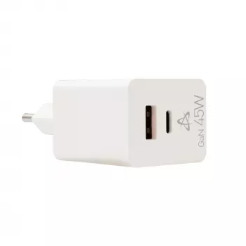 Cargador de pared SBOX Home Charger HC-45 45W GaN de doble entrada