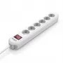 Regleta de enchufes BACHMANN SMART 6 tomas schuko blanca 3m