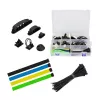 LogiLink Set organizador de cables 128 piezas