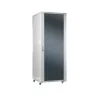 SOMI Networks | Armario independiente 37U, 19″ | 37U-60/80NAC | Gris | Carga máxima 800 kg; paneles laterales desmontables y con cerradura; puertas de cristal; sin montar | Profundidad: 80 cm