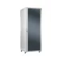 SOMI Networks | Armario independiente 37U, 19″ | 37U-60/80NAC | Gris | Carga máxima 800 kg; paneles laterales desmontables y con cerradura; puertas de cristal; sin montar | Profundidad: 80 cm