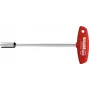 Wiha llave de vaso para taller, 10 mm AF, hoja de 200 mm