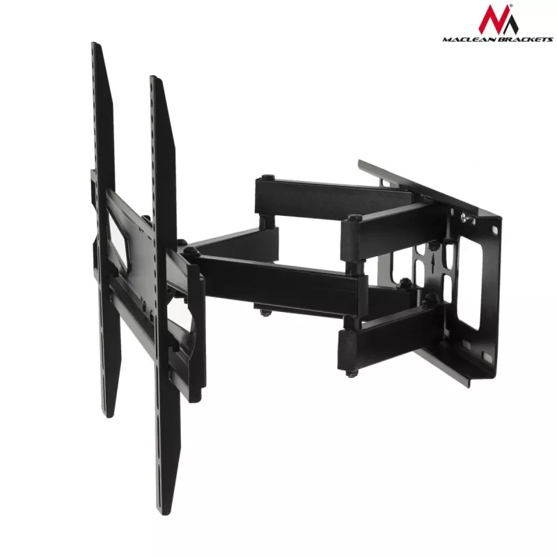 Maclean MC-723 B - soporte de pared para pantalla 37-70, 600x400 VESA, para máx. 40 kg, negro