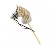 Caballo de palo de peluche Milly Mally 6626 Gris claro – peluche milly mally, caballo de palo para montar