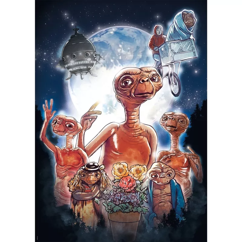E.T. El extraterrestre - Aventuras de un alienígena, puzle 1000 piezas