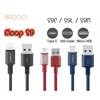 Cable USB Orsen S9M A a Micro USB 2.1A 1 m negro